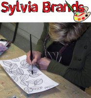Workshop Aardewerk (plateel)schilderen bij Sylvia Brands - Schoonhoven