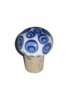 Wine stopper Retro Blue