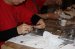 Workshop sandblasting on objects