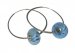 Parel blauw de oorbellen versie 2 (encased)