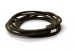 Leather bracelet with large Tube Stainless steel bead