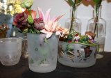 Workshop sandblasting on objects