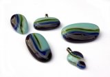 Hanger gefused glas blauw