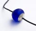 Blue solid sandblasted