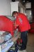 Workshop sandblasting on objects